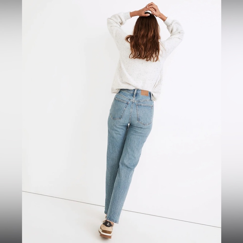 Madewell Perfect Vintage Straight Jeans in Hoye wash
